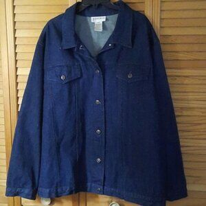 Venezia Denim Jean Jacket Size 3X
